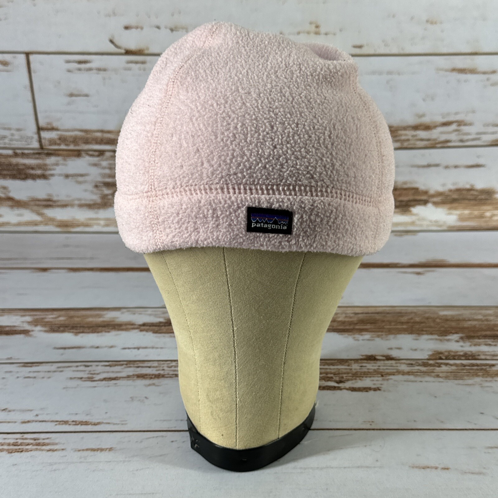 Patagonia Pink Fleece Beanie Hat Unisex Kids Size Xl (Age 6-10) Used